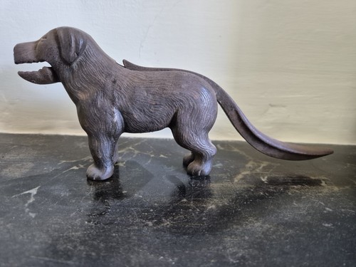 Vintage gusseisen hund - vintage,